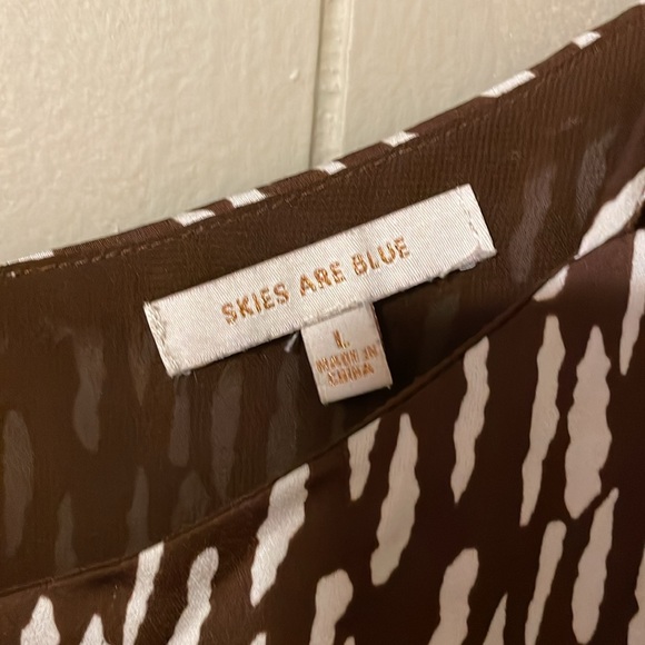 Printed Cami in Brown-Ivory - Picture 6 of 9